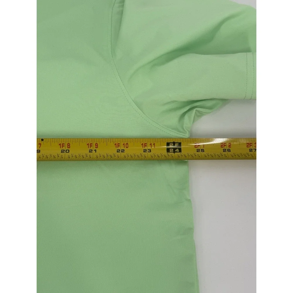 Donald Ross Sports Polo Shirt XL Green Golf Performance MIAMI LAKES CLUB LOGO - Picture 6 of 6